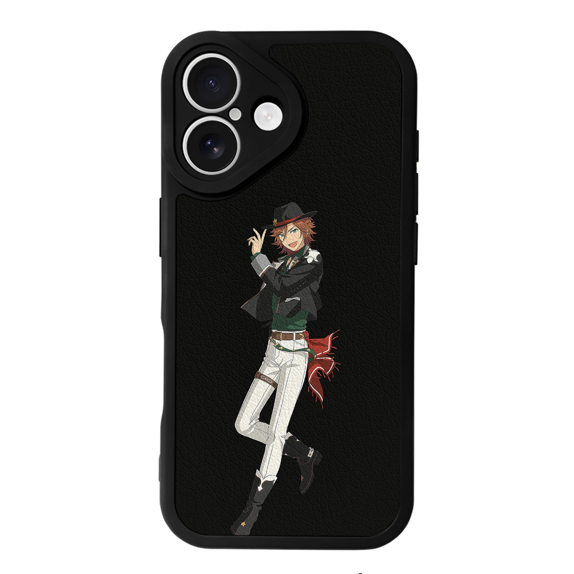 （画像用） あんさんぶるスターズ! Ensemble Stars 【iPhone 16シリーズ対応】シリコンスマホケース（レザー調） 材質：シリコン